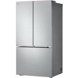 LG - 32 CF Standard Depth Max 3 Door Refrigerator,Pocket Handle,Single Ice - LRFLS3216S