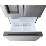 LG - 25 CF Standard Depth Max French Door with Dual Handle, 33 Wide, Dual Ice - LF25H6330S