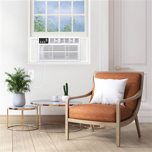 Whirlpool - 18,000 Btu Heat and Cool Window AC, White - WHHW182BW
