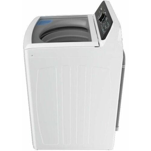 Midea - 4.5 CF Top Load Washer, Impeller, Stainless Tub - MLTW45M4BWW