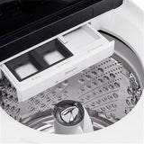 LG - 5.5 CF Top Load Washer, TurboWash 3D, Wi-Fi, Easy Unload, Agitator - WT8405CW
