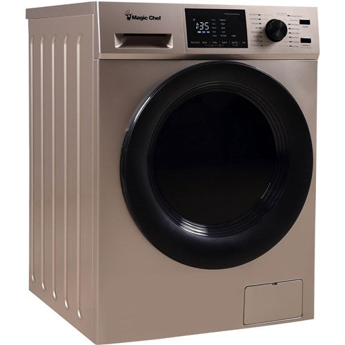 Magic Chef - 2.7 cu. ft. All-in-One Washer & Ventless Dryer Combo - Gold - MCSCWD27G5