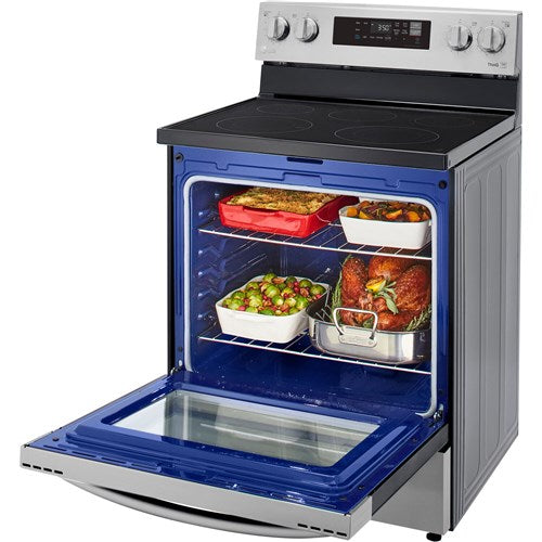 LG - 6.3 CF / 30" Electric Range, ThinQ - LREL6321S