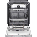 LG - 24" Top Ctrl Dishwasher, 44 dBA, 3rd Rack, TrueSteam, ThinQ - LDP6810SS