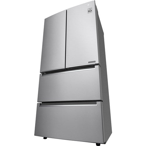 LG - 19 CF 4-Door Counter Depth French Door Refrigerator, 33" - LRMNC1803S