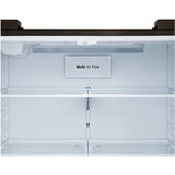 LG - 25 CF Standard Depth Max French Door with Dual Handle, 33 Wide, Dual Ice - LF25H6330D