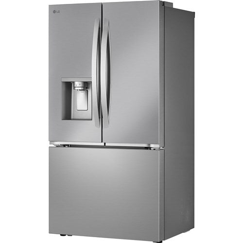 LG - 26cu.ft. Counter Depth MAX, Dual Ice maker with Craft ice, I+W Dispenser - LRRXC2606S