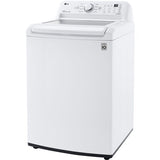LG - 4.3 CF Top Load Washer (WT7000CW) & 7.3 CF Gas Dryer (DLG7001W) - WT7000CW-G-KIT