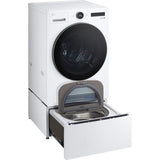 LG - 4.5 CF Ultra Large Capacity Front Load Washer with AIDD, Steam, Wi-Fi - WM5500HWA