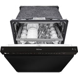 LG - 24" Front Control Dishwasher, 48 dBA, QuadWash, EasyRack Plus, 3rd Rack - LDFN4542B