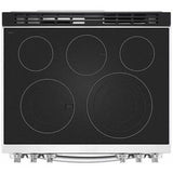 LG - 6.3 CF Electric Single Oven Slide-In Range, Instaview, Air Fry, ThingQ - LSEL6335FE