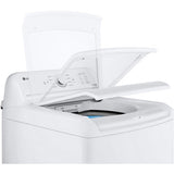 LG - 4.1 CF Ultra Large Capacity Top Load Washer, Agitator - WT6105CW