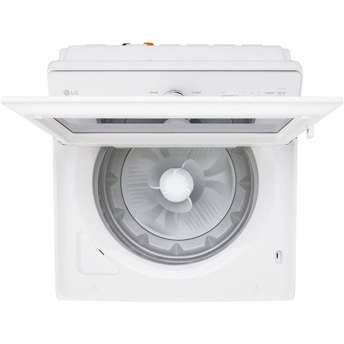 LG - 4.8 CF Top Load Agitator Washer, TurboWash3D, Wi-Fi, Easy Unload - WT8205CW