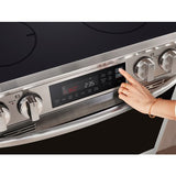 LG - 6.3 CF / 30" Smart Induction Slide-In Range with ProBake Convection - LSIL6334FE