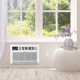 Arctic Wind - 12,000 BTU (DOE) 115-Volt Through-The-Wall Air Conditioner Cools 550 sq. ft. with Remote in White | WHAT121-1BW