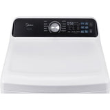 Midea - 7.0 CF Gas Dryer, Sensor Dry - MLTG45N4BWW