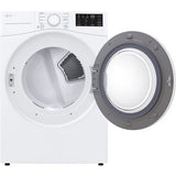 LG - 7.4 CF Ultra Large Capacity Gas Dryer with Sensor Dry, NFC Tag On - DLG3471W