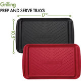 Cuisinart Grill - Prep and Serve Grilling Trays, Color Coded, Dishwasher Safe - CPK-200