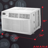 Amana - 15,000 BTU Window AC with Electronic Controls - AMAP151BW