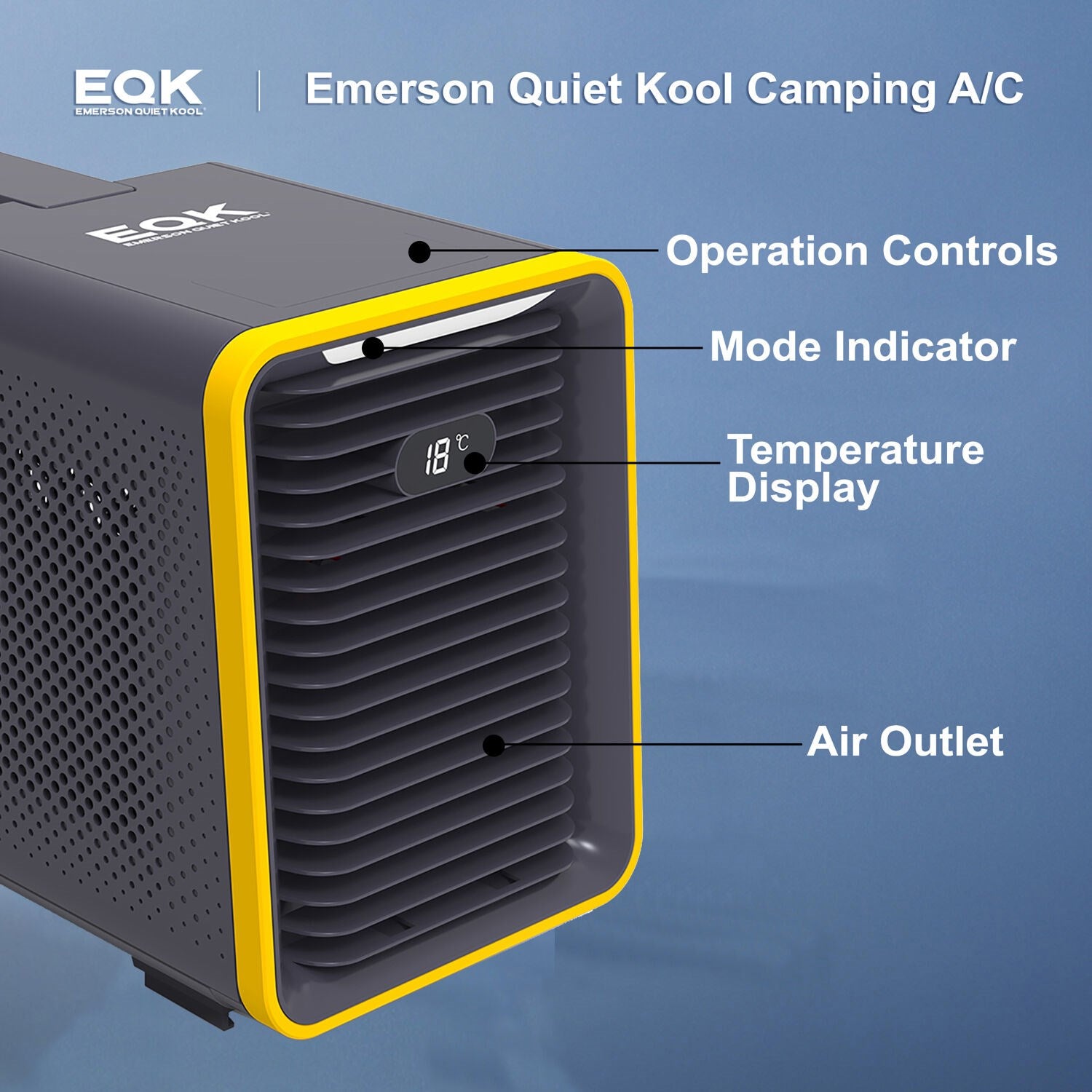 Emerson Quiet - 1300 BTU Portable Camping Air Conditioner - EAP02