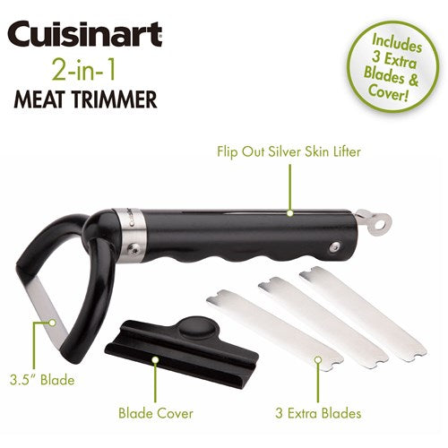 Cuisinart Grill - 2-in-1 Meat Trimmer, Ergonamic Handle, Dishwasher Safe - CGK-300