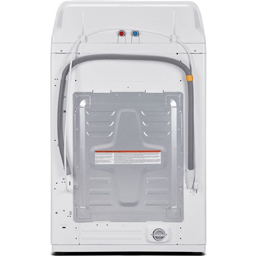 Midea - 4.4 CF Top Load Washer, Agitator, Stainless Tub - MLTW44A4BWW