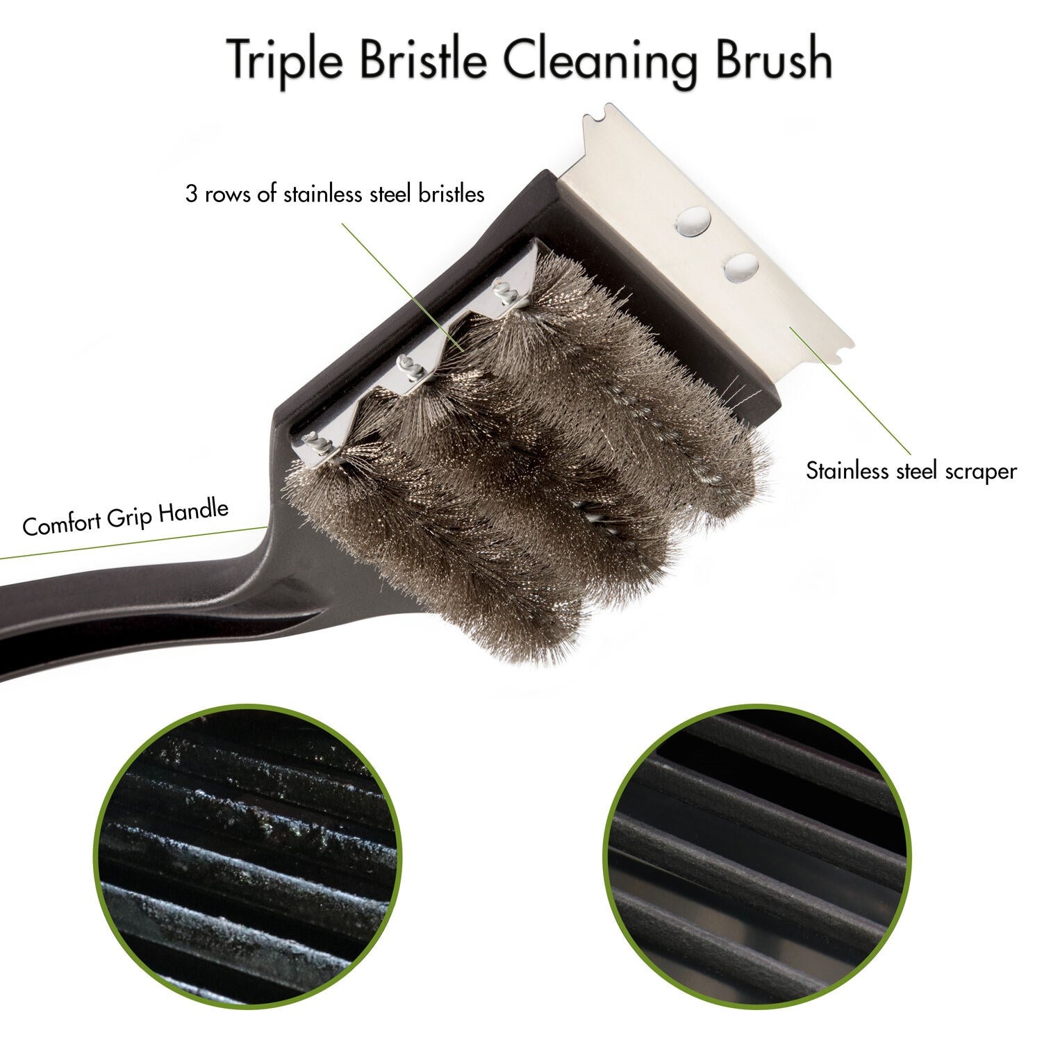 Cuisinart Grill - Triple Bristle Cleaning Brush - CCB-100