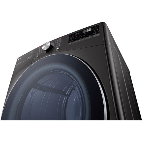 LG - 5.0 CF Front Load Washer (WM4200HBA) & 7.4 CF Electric Dryer (DLEX4200B) - WM4200HBA-E-KIT