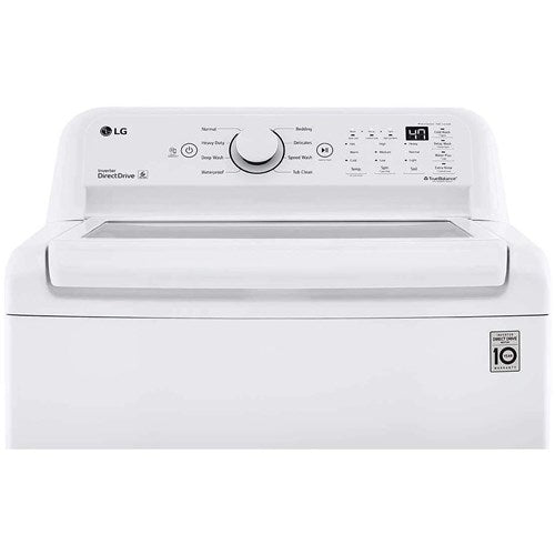 LG - 4.3 CF Ultra Large Capacity Top Load Washer - WT7000CW