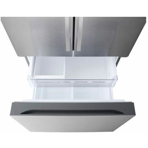 LG - 25 CF Standard Depth Max French Door with Dual Handle, 33 Wide - LF25H6200S