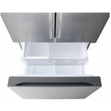 LG - 25 CF Standard Depth Max French Door with Dual Handle, 33 Wide - LF25H6200S