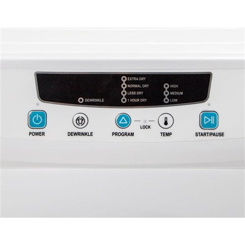 Magic Chef - 3.5 Cu Ft Compact Dryer - MCSDRY35W