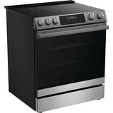 Sharp - 6.3 CF / 30" Electric Slide-In Range, Convection, AirFry - SSR3065JS