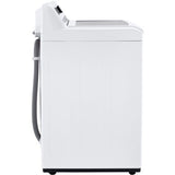 LG - 4.3 CF Top Load Washer (WT7000CW) & 7.3 CF Gas Dryer (DLG7001W) - WT7000CW-G-KIT