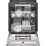 LG - 24" Top Control Dishwasher, 42dB, Smart WiFi, QuadWash Pro, Dynamic Dry - LDPH7972S