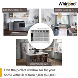 WHIRLPOOL - 6,000 BTU Window AC with Electronic Controls  R32 | WHAW061CW