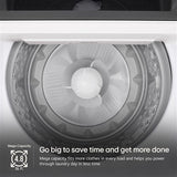 LG - 4.8 CF Top Load Agitator Washer, TurboWash3D, Wi-Fi, Easy Unload - WT8205CW