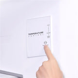 Midea - 21 CF Top Mount Refrigerator, Glass Shelves, Ice Maker Ready, ESTAR - MRT21D3BWW