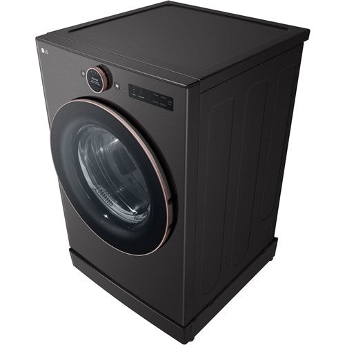 LG - 7.4 CF Ultra Large Capacity Gas Dryer w/ Sensor Dry, TurboSteam, Wi-Fi - DLGX6501B