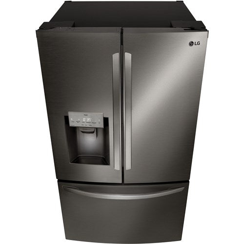 LG - 28 CF French Door, Ice and Water with Single Ice - LRFS28XBD