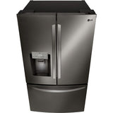 LG - 28 CF French Door, Ice and Water with Single Ice - LRFS28XBD