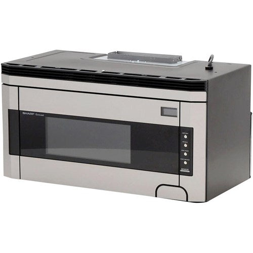 Sharp 1.5 Cu. Ft. 1000W Over-the-Range Microwave Oven with Concealed Control Panel in Stainless Steel