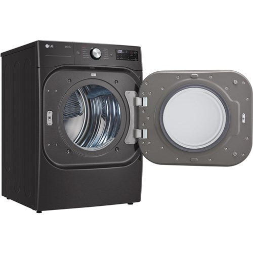 LG - 9.0 CF Mega Capacity Gas Dryer with Sensor Dry, Turbo Steam - DLGX8901B