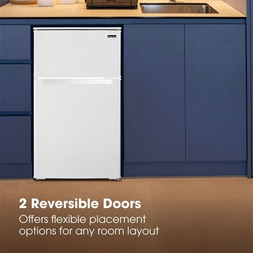 Magic Chef - 3.1-cu. ft. Mini Refrigerator with Top Freezer in White - HMDR310WE