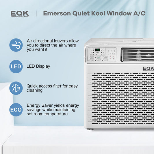 Emerson Quiet - 10000BTU Window Air Conditioner with Wifi Controls - EARC10RSE1A
