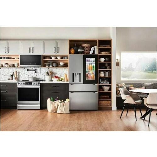 LG - 31 CF Standard Depth Max 3 Door Ref,InstaView DID,Dual Ice,Pocket Handle - LF25S6560S