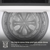 LG - 5.0 CF Top Load Washer, TurboWash3D, Wi-Fi, Easy Unload - WT8200CW