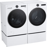 LG - 4.5 CF Ultra Large Capacity Front Load Washer with AIDD, Steam, Wi-Fi - WM5500HWA