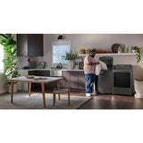 LG - 7.3 CF Electric Dryer, Sensor Dry, NeverRust Stainless Steel Drum - DLE6100M