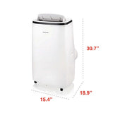 Honeywell - 12,000 BTU Portable Air Conditioner, Dehumidifier & Fan